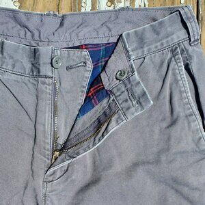 Grey flannel lined J crew cotton chinos 32x32
